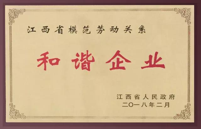 best365官方网站荣获省级模范劳动关系和谐企业！