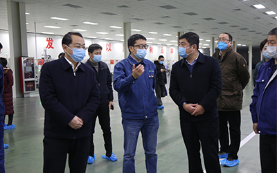 省疫情防控第三督查指导组组长陈军一行莅临best365中国版官网调研企业防疫及复工复产工作